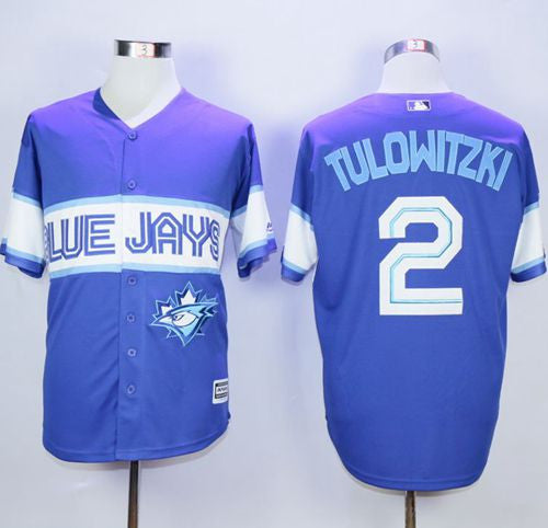 Troy Tulowitzki Toronto Blue Jays blue jersey