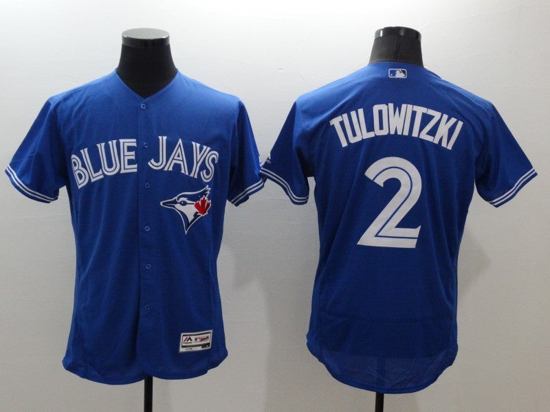 Troy Tulowitzki Toronto Blue Jays blue jersey