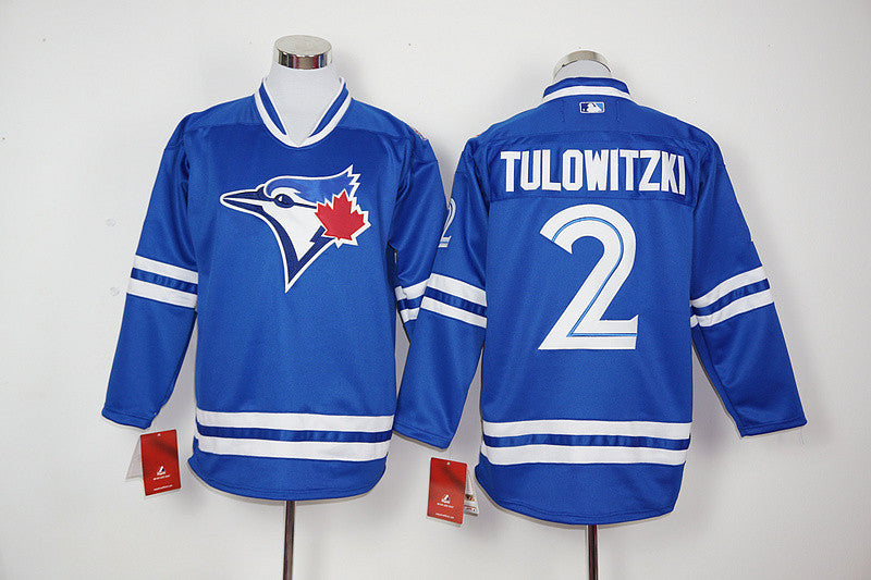 Troy Tulowitzki Toronto Blue Jays blue jersey