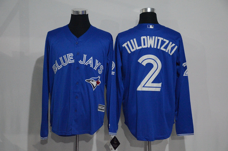 Troy Tulowitzki Toronto Blue Jays blue jersey