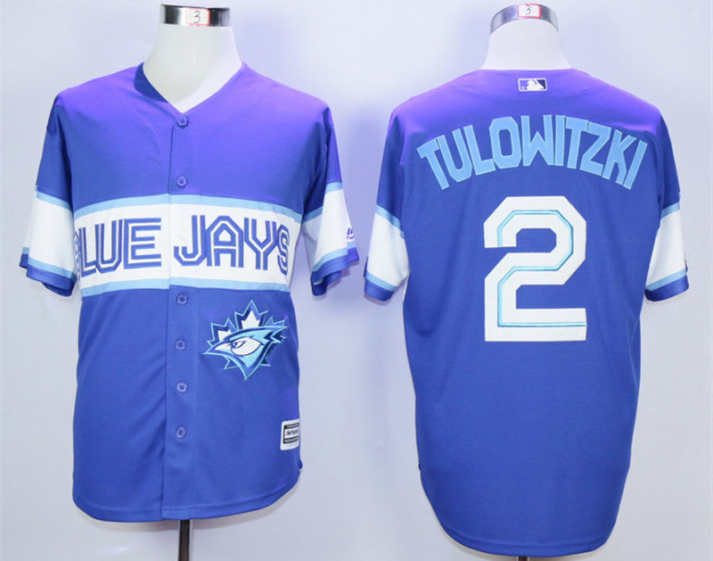 Troy Tulowitzki Toronto Blue Jays blue jersey