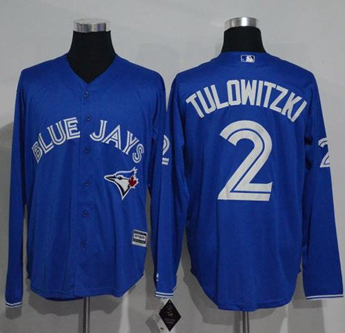 Troy Tulowitzki Toronto Blue Jays blue jersey