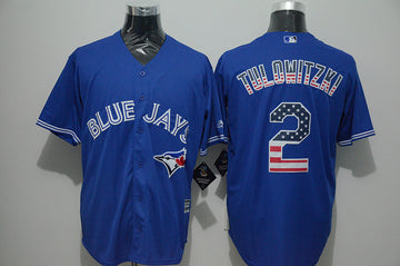 Troy Tulowitzki Toronto Blue Jays blue jersey