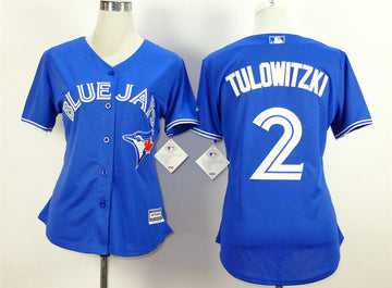 Troy Tulowitzki Toronto Blue Jays blue jersey
