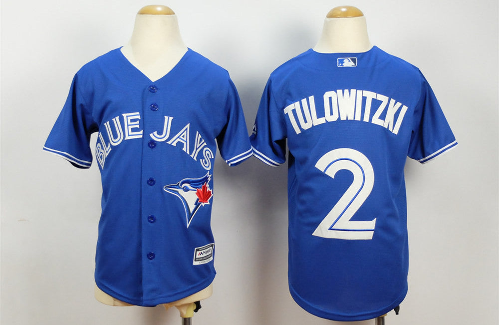 Troy Tulowitzki Toronto Blue Jays blue jersey