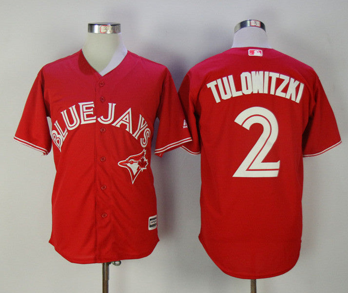 Troy Tulowitzki Toronto Blue Jays red jersey