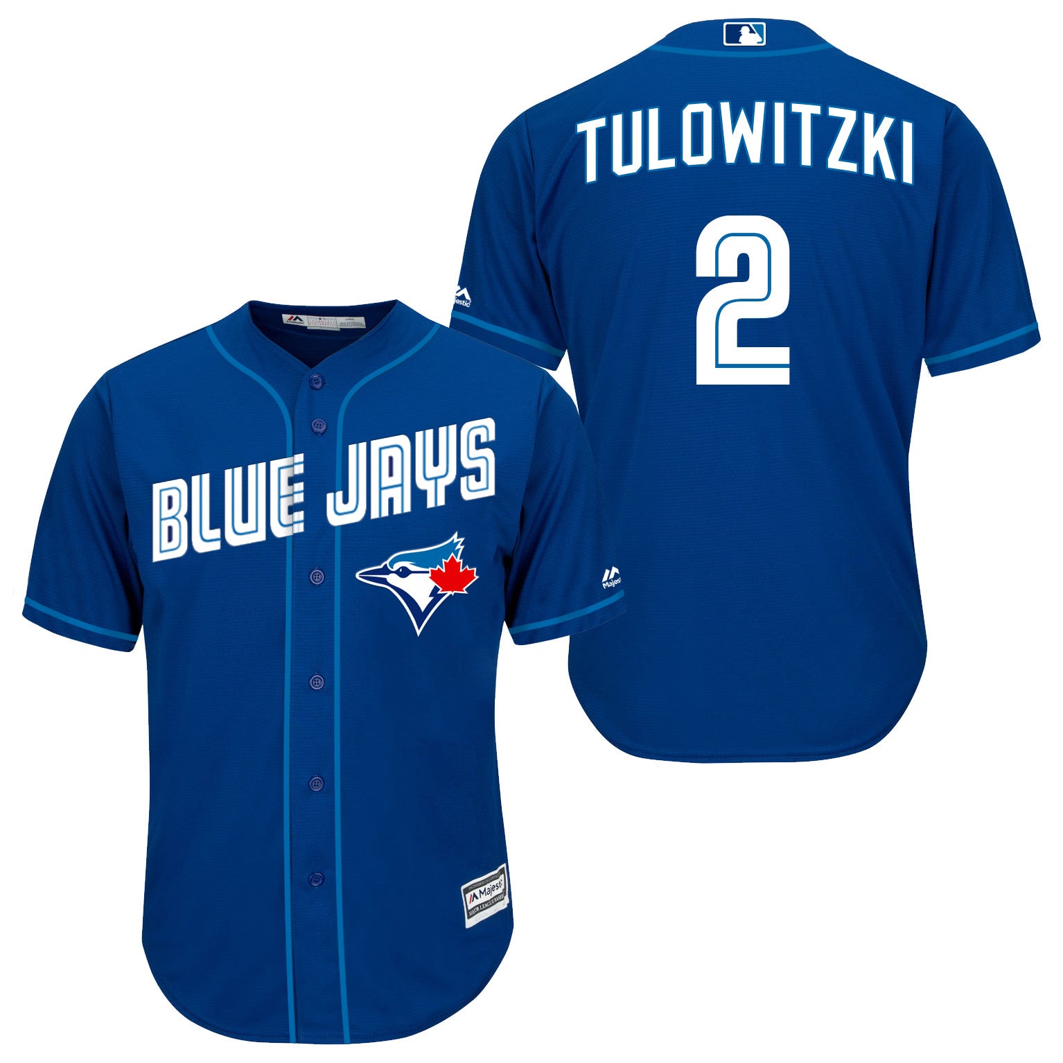Troy Tulowitzki Toronto Blue Jays royal jersey