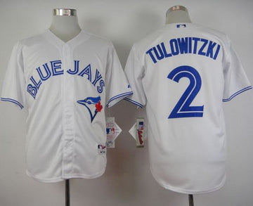 Troy Tulowitzki Toronto Blue Jays white jersey