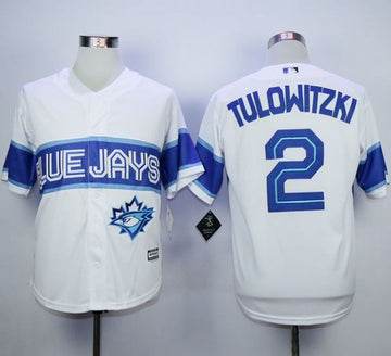 Troy Tulowitzki Toronto Blue Jays white jersey