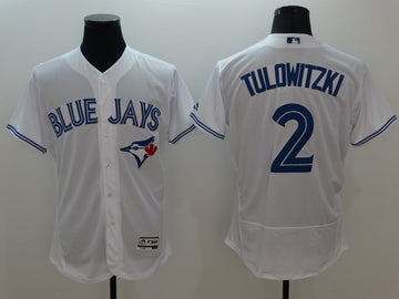 Troy Tulowitzki Toronto Blue Jays white jersey
