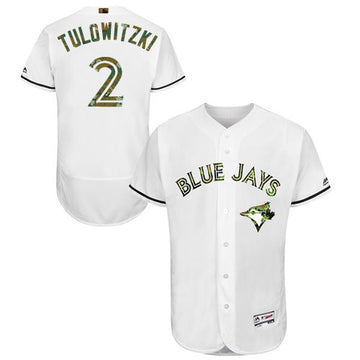 Troy Tulowitzki Toronto Blue Jays white jersey