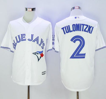 Troy Tulowitzki Toronto Blue Jays white jersey