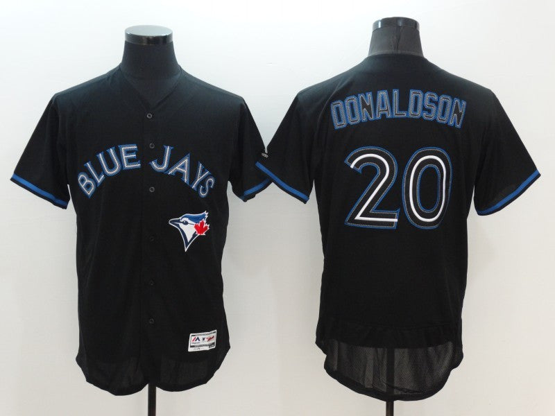 Josh Donaldson Toronto Blue Jays black jersey