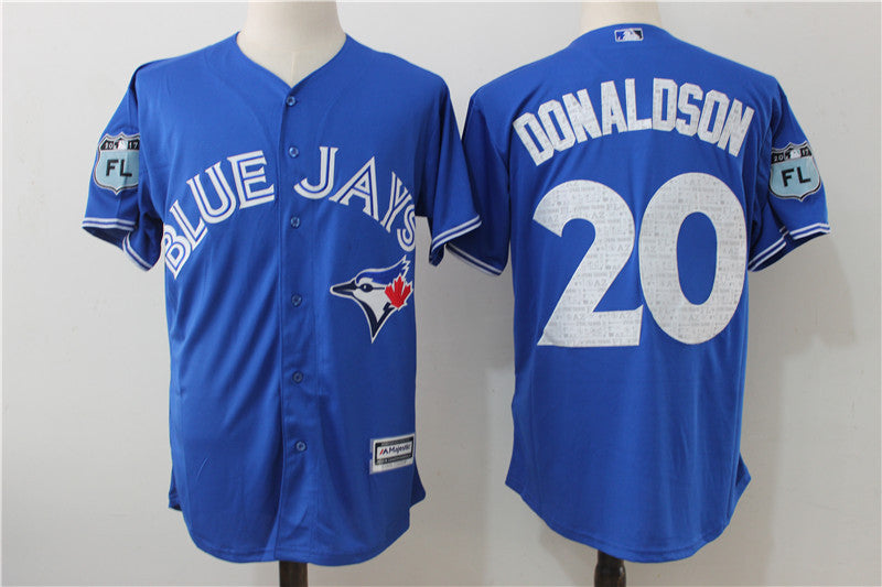 Josh Donaldson Toronto Blue Jays blue jersey