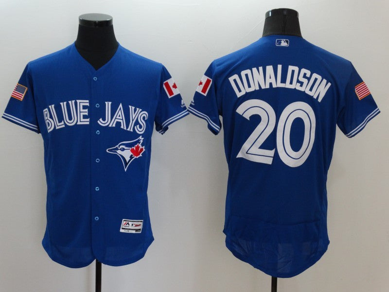 Josh Donaldson Toronto Blue Jays blue Fashion jersey