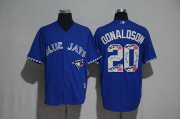 Josh Donaldson Toronto Blue Jays blue jersey
