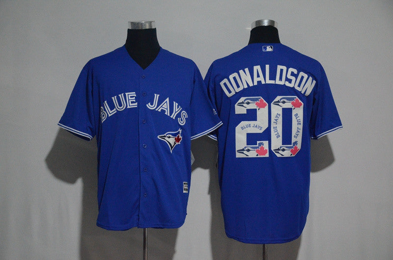 Josh Donaldson Toronto Blue Jays blue jersey