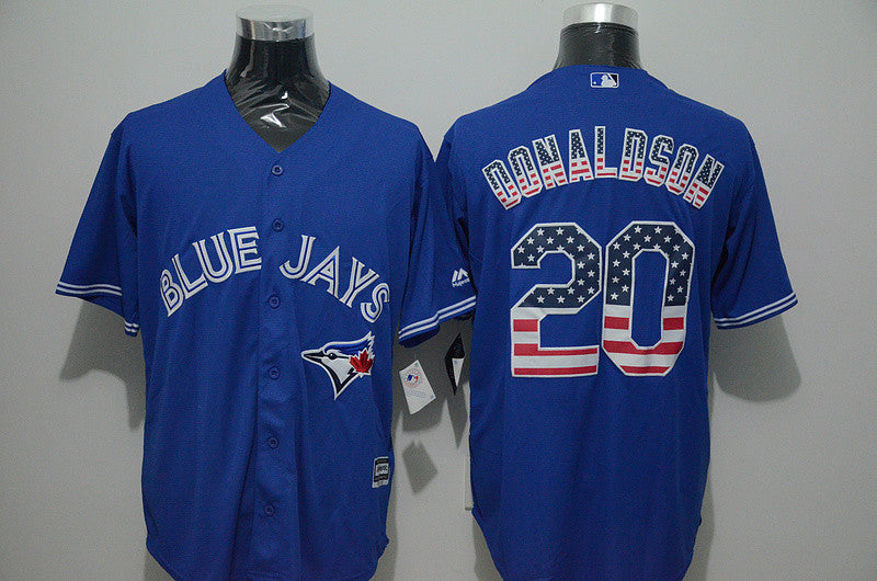 Josh Donaldson Toronto Blue Jays blue jersey