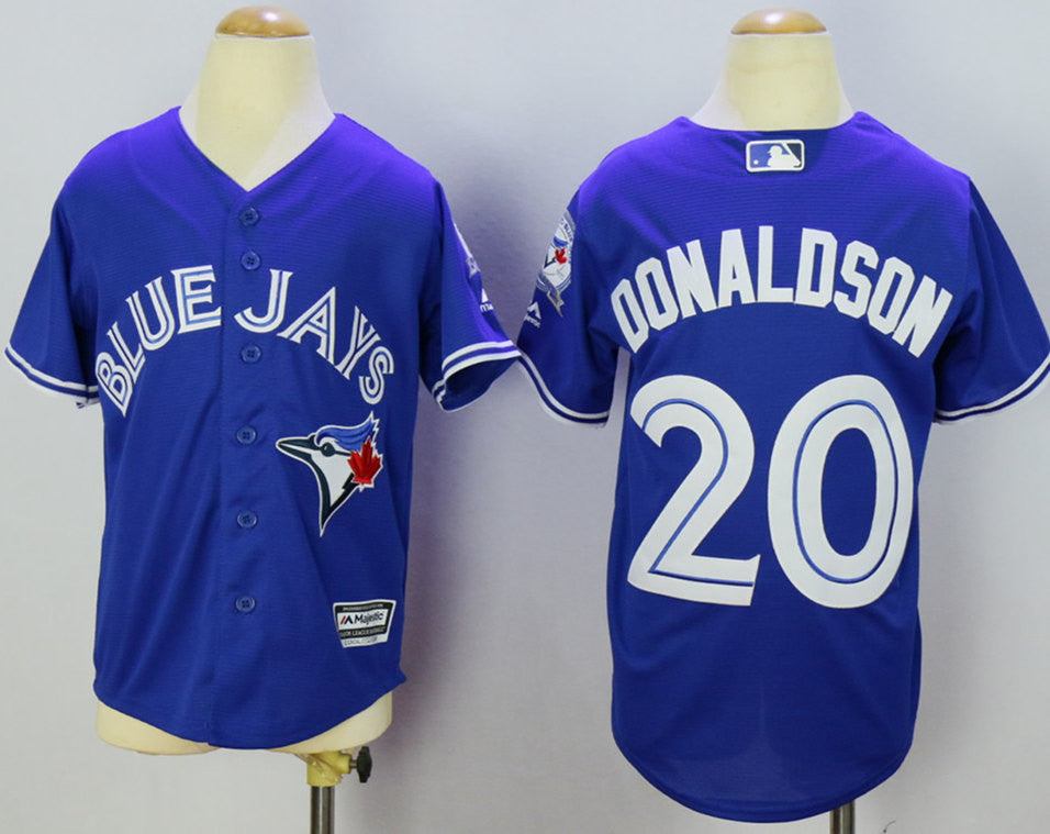Josh Donaldson Toronto Blue Jays blue jersey