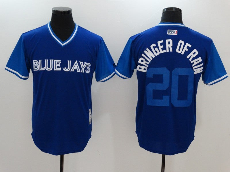 Josh Donaldson Bringer Toronto Blue Jays navy jersey