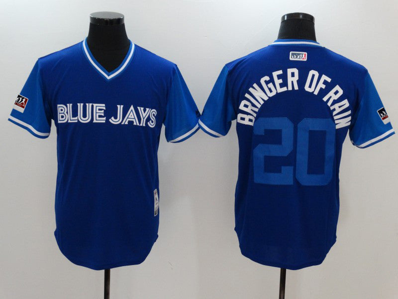 Josh Donaldson Bringer Toronto Blue Jays royal Authentic jersey