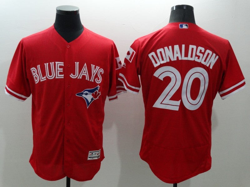 Josh Donaldson Canada Day Flexbase Toronto Blue Jays jersey
