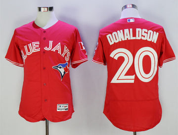 Josh Donaldson Toronto Blue Jays red jersey