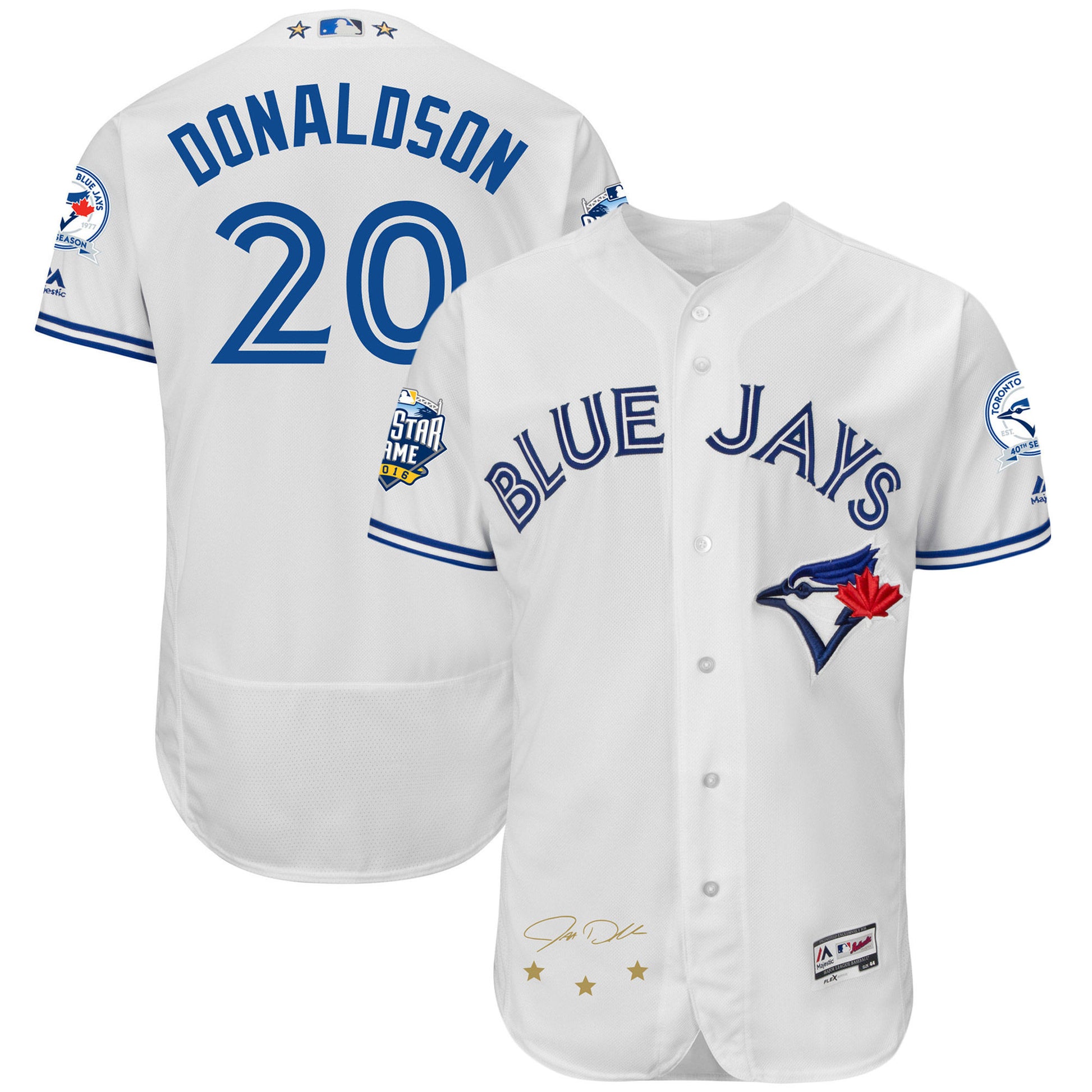 Josh Donaldson Toronto Blue Jays white All-Star jersey