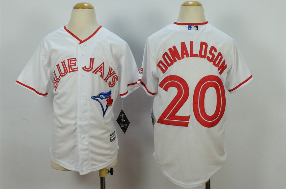 Josh Donaldson Toronto Blue Jays white jersey