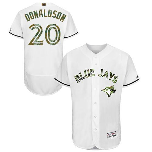 Josh Donaldson Toronto Blue Jays white Authentic jersey