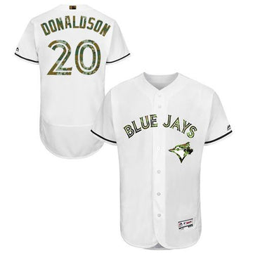 Josh Donaldson Toronto Blue Jays white Authentic jersey