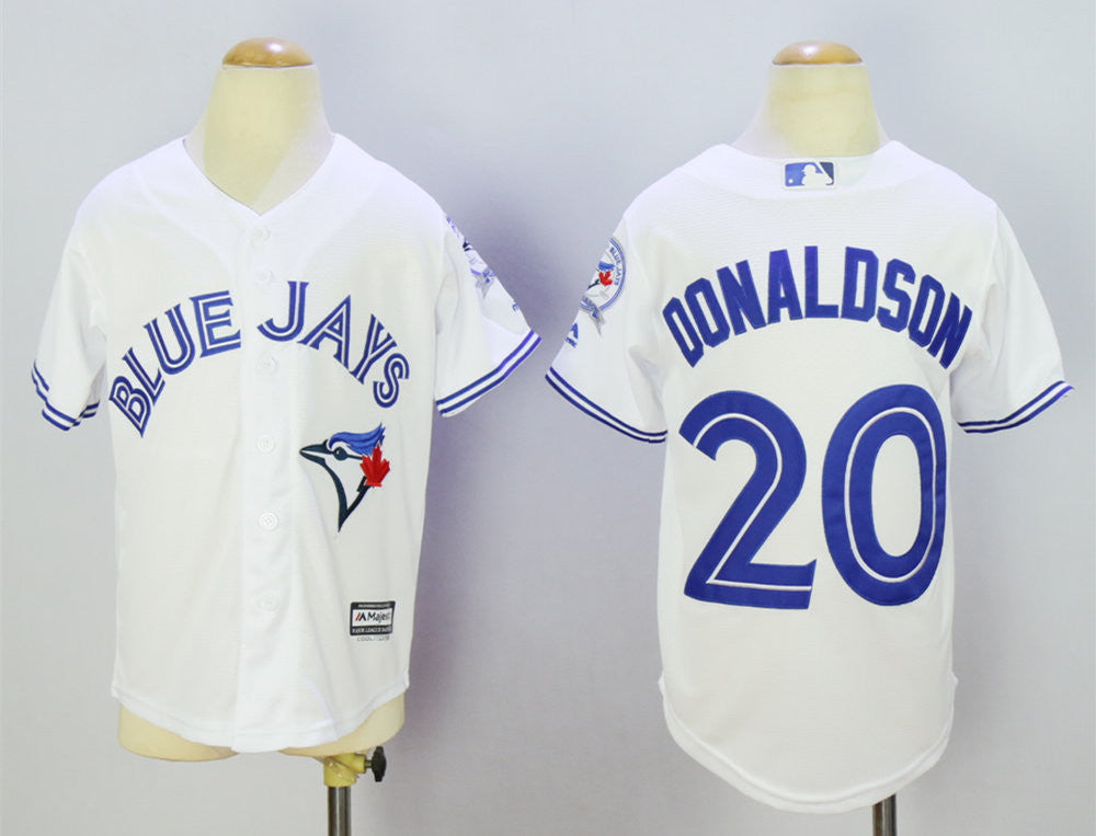 Josh Donaldson Toronto Blue Jays white jersey