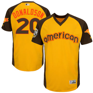 Josh Donaldson Toronto Blue Jays yellow All-Star jersey