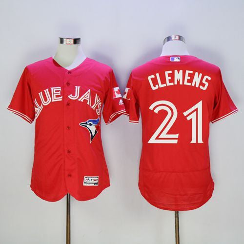 Roger Clemens Toronto Blue Jays red Authentic jersey