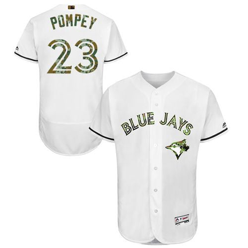 Dalton Pompey Toronto Blue Jays white Authentic jersey