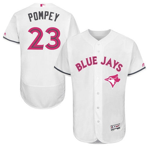 Dalton Pompey Toronto Blue Jays white jersey