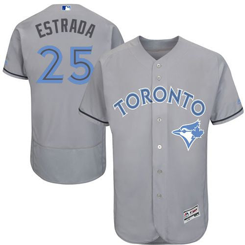 Marco Estrada Toronto Blue Jays grey Authentic jersey