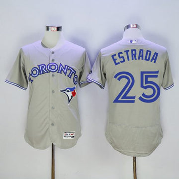Marco Estrada Toronto Blue Jays grey Authentic jersey
