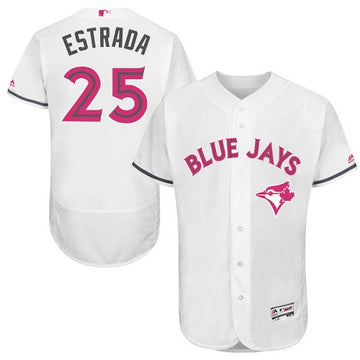 Marco Estrada Toronto Blue Jays white jersey