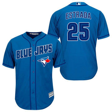 Michael Estrada Toronto Blue Jays blue jersey