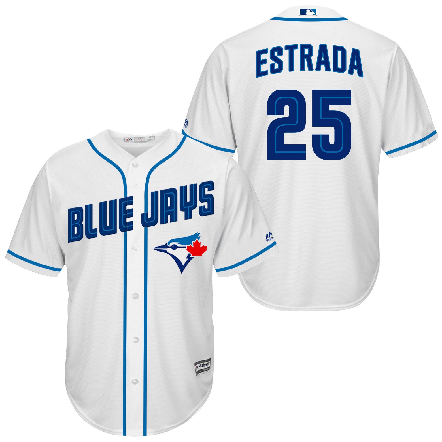 Michael Estrada Toronto Blue Jays white jersey