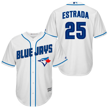 Michael Estrada Toronto Blue Jays white jersey