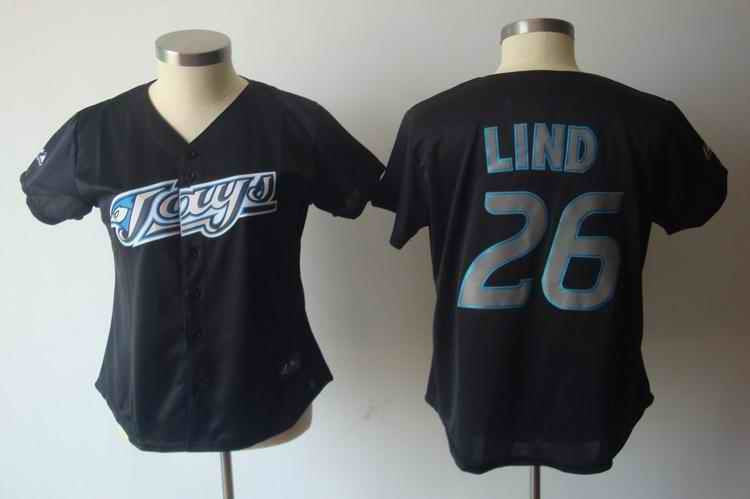 Lind Toronto Blue Jays black jersey