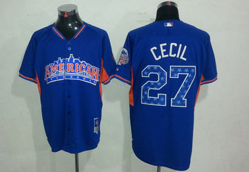 Cecil Toronto Blue Jays blue jersey