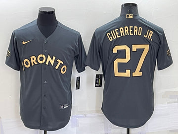 Vladimir Guerrero Jr Toronto Blue Jays charcoal All-Star jersey