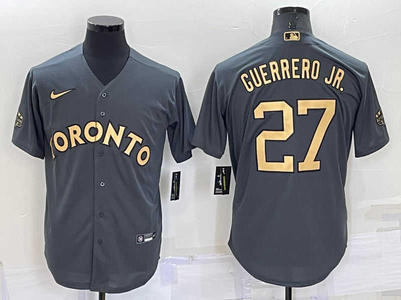 Vladimir Guerrero Jr Toronto Blue Jays charcoal All-Star jersey
