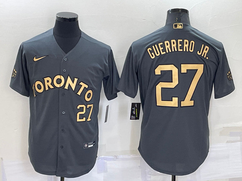 Vladimir Guerrero Jr Toronto Blue Jays charcoal All-Star jersey