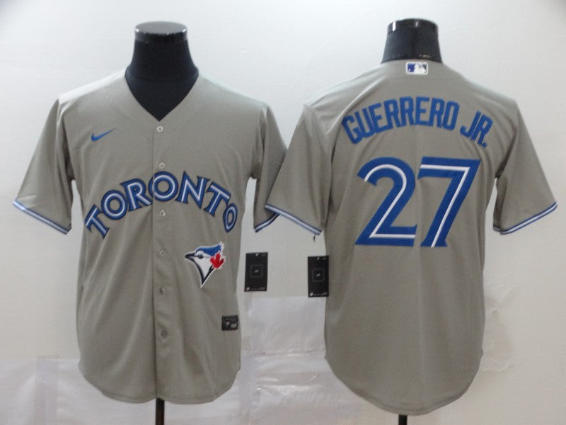 Vladimir Guerrero Jr Toronto Blue Jays gray jersey