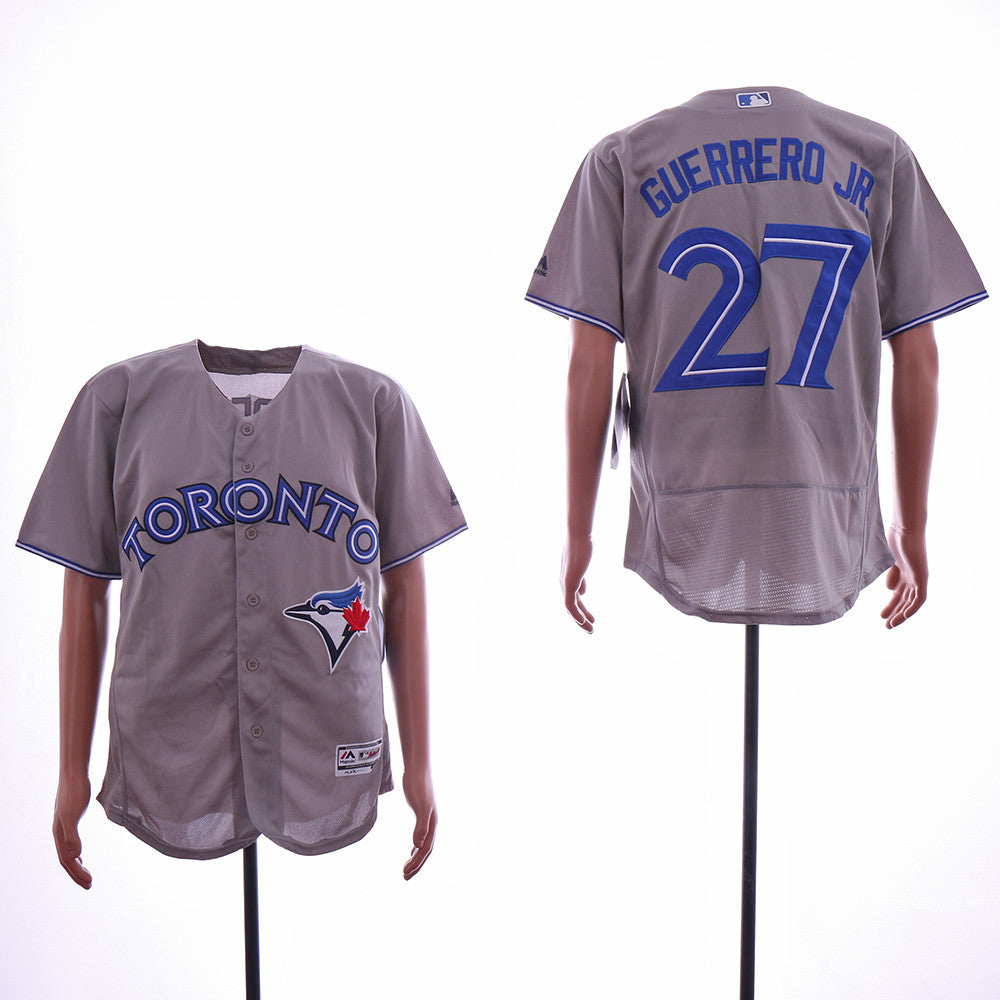 Vladimir Guerrero Jr Toronto Blue Jays gray jersey