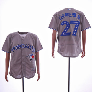 Vladimir Guerrero Jr Toronto Blue Jays gray jersey